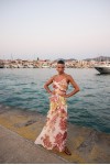 ELENA RUFFLE DRESS