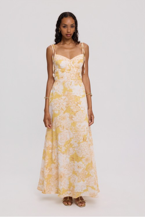 SOLENE LINEN DRESS