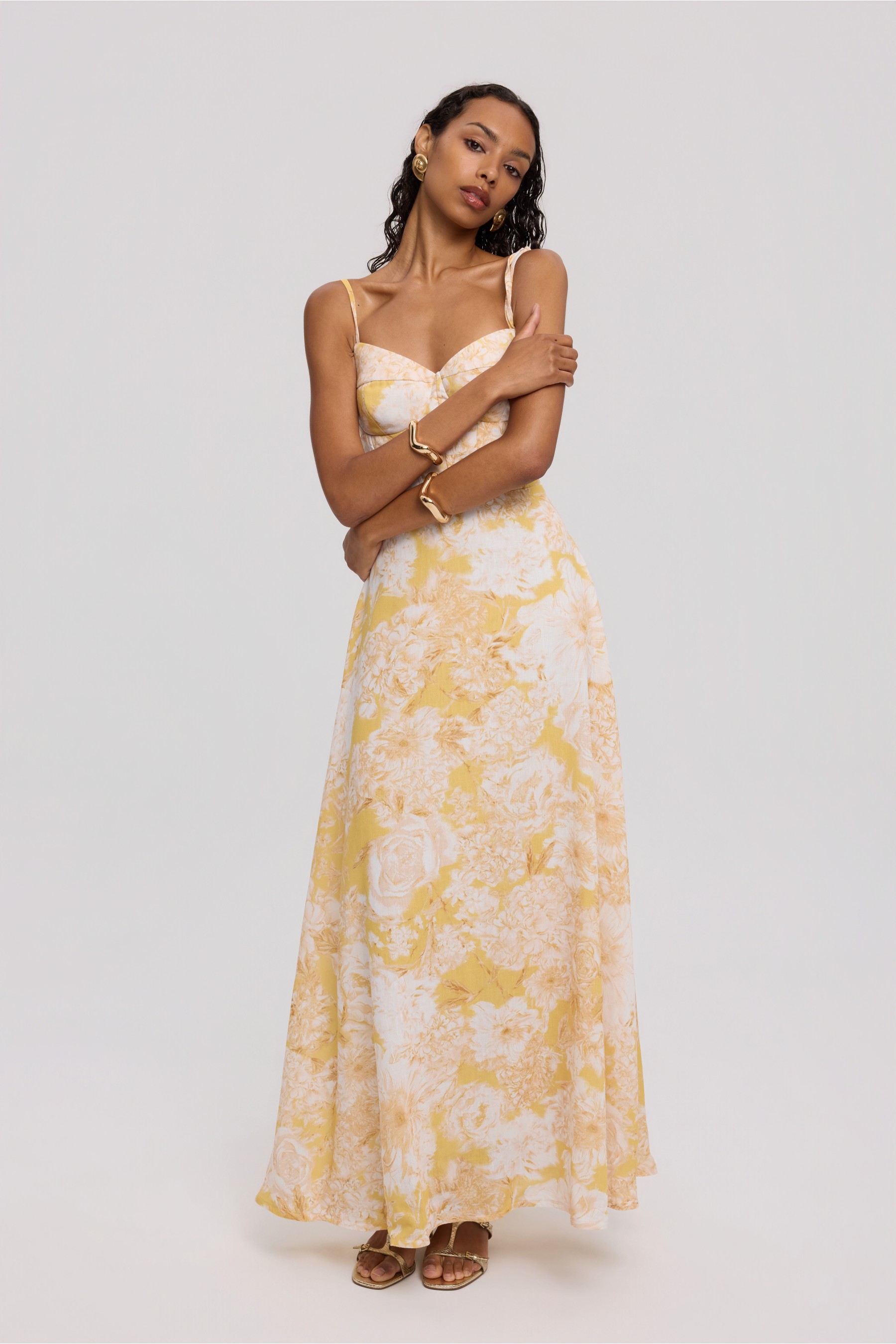 SOLENE LINEN DRESS