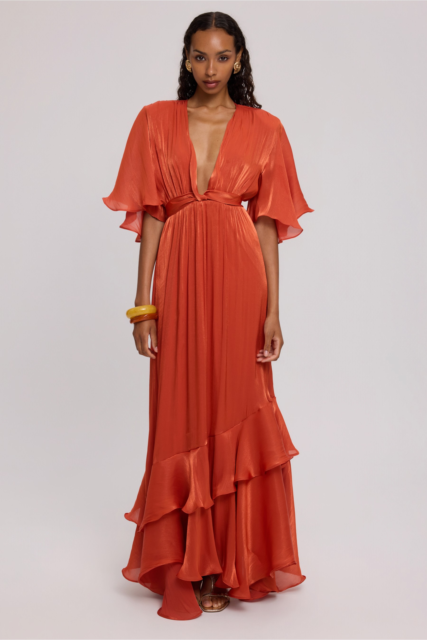 BURNT ORANGE DRESS