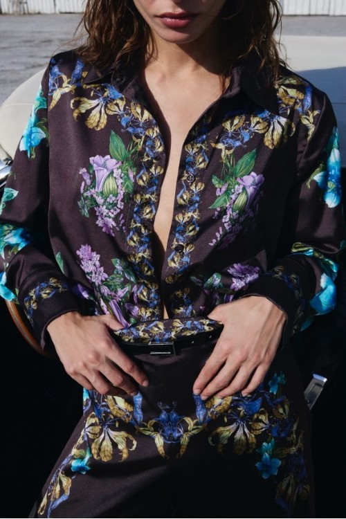 Mocha Bloom Pyjama Set