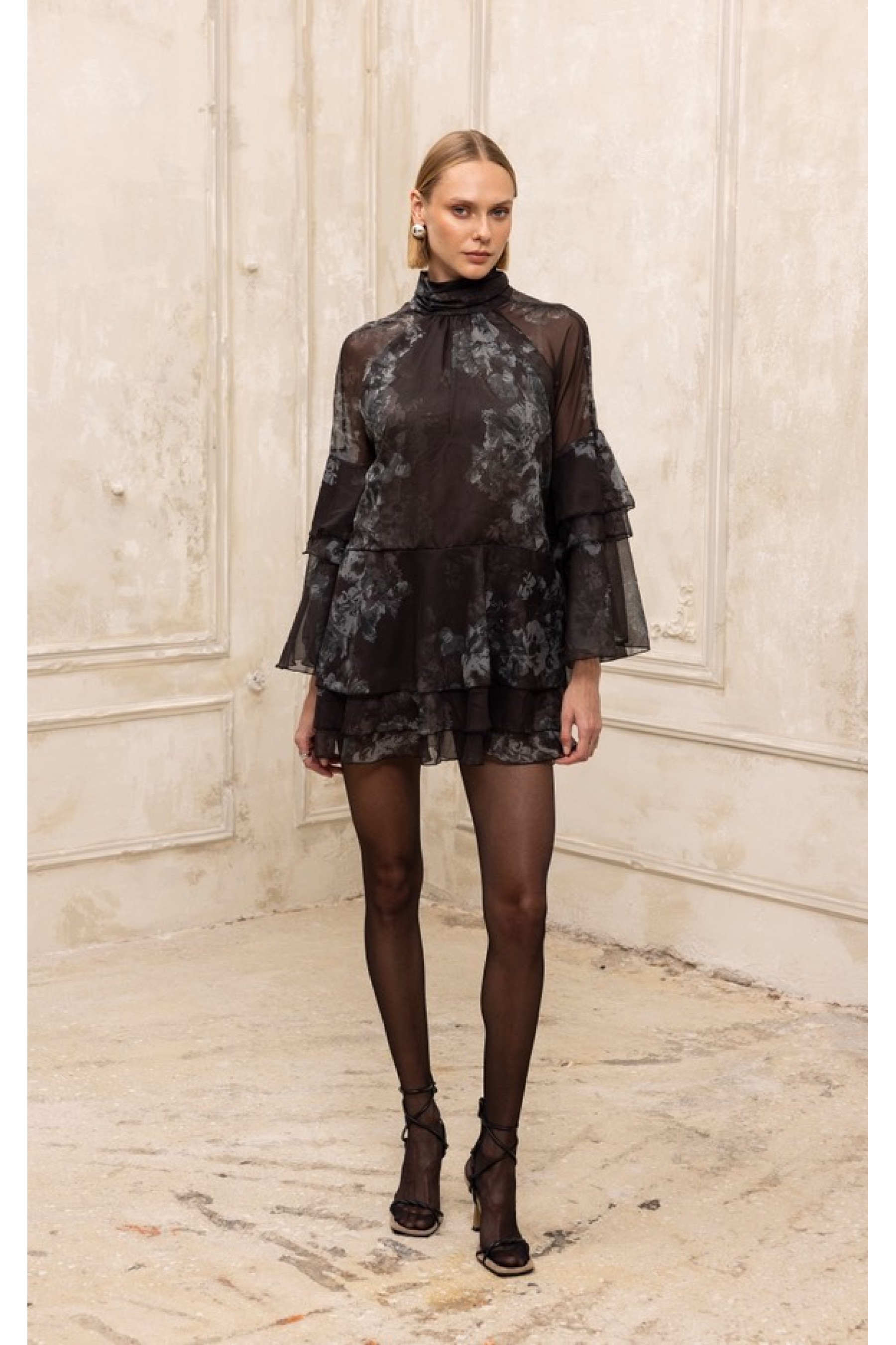 Misty Mini Ruffle Dress