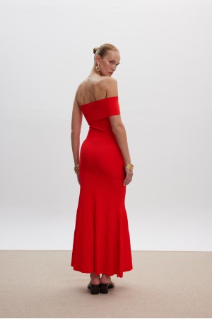 Nikol Knit Dress Orange