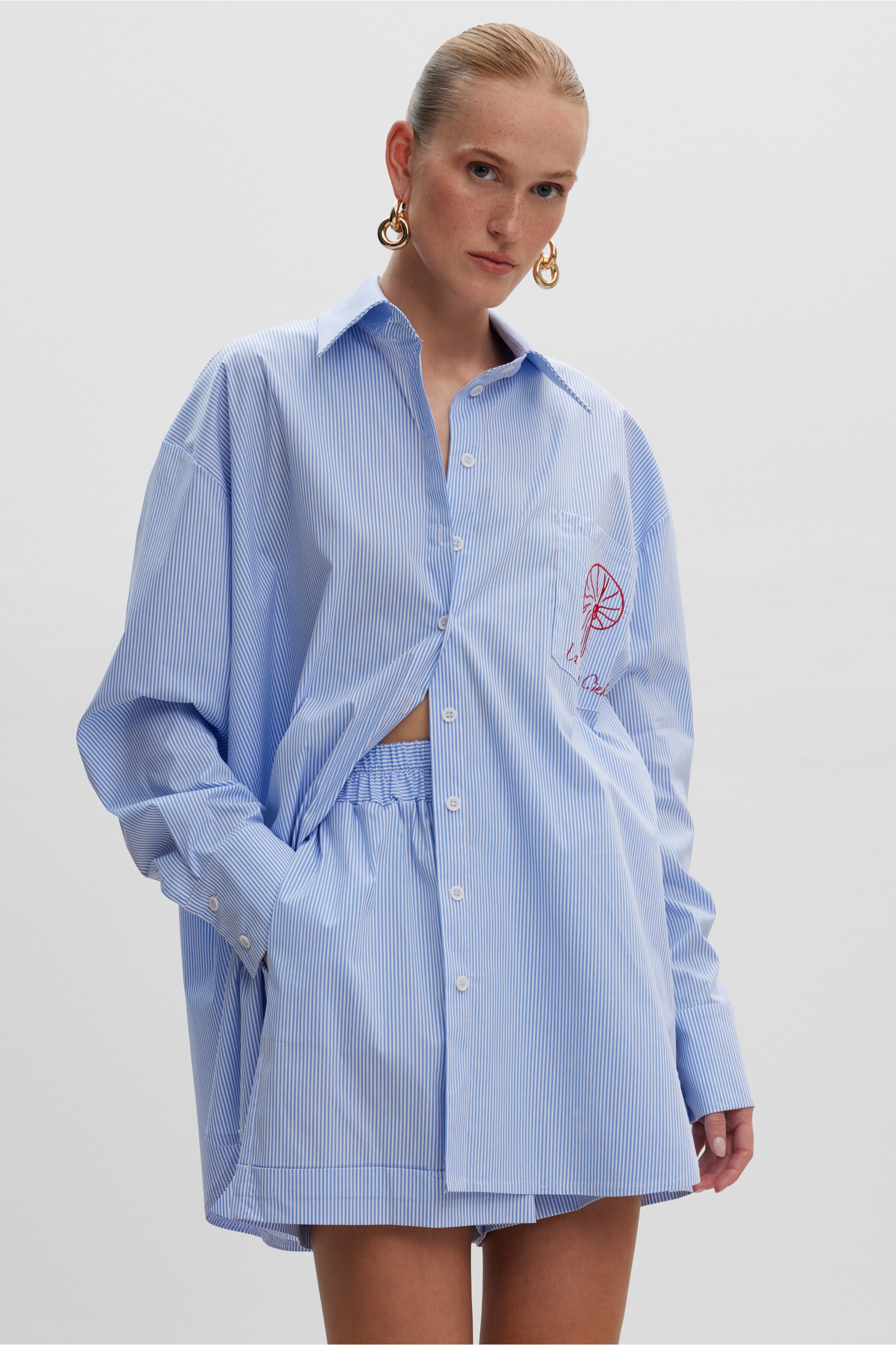 La Vie En Ciel Ciel Stripes Shirt