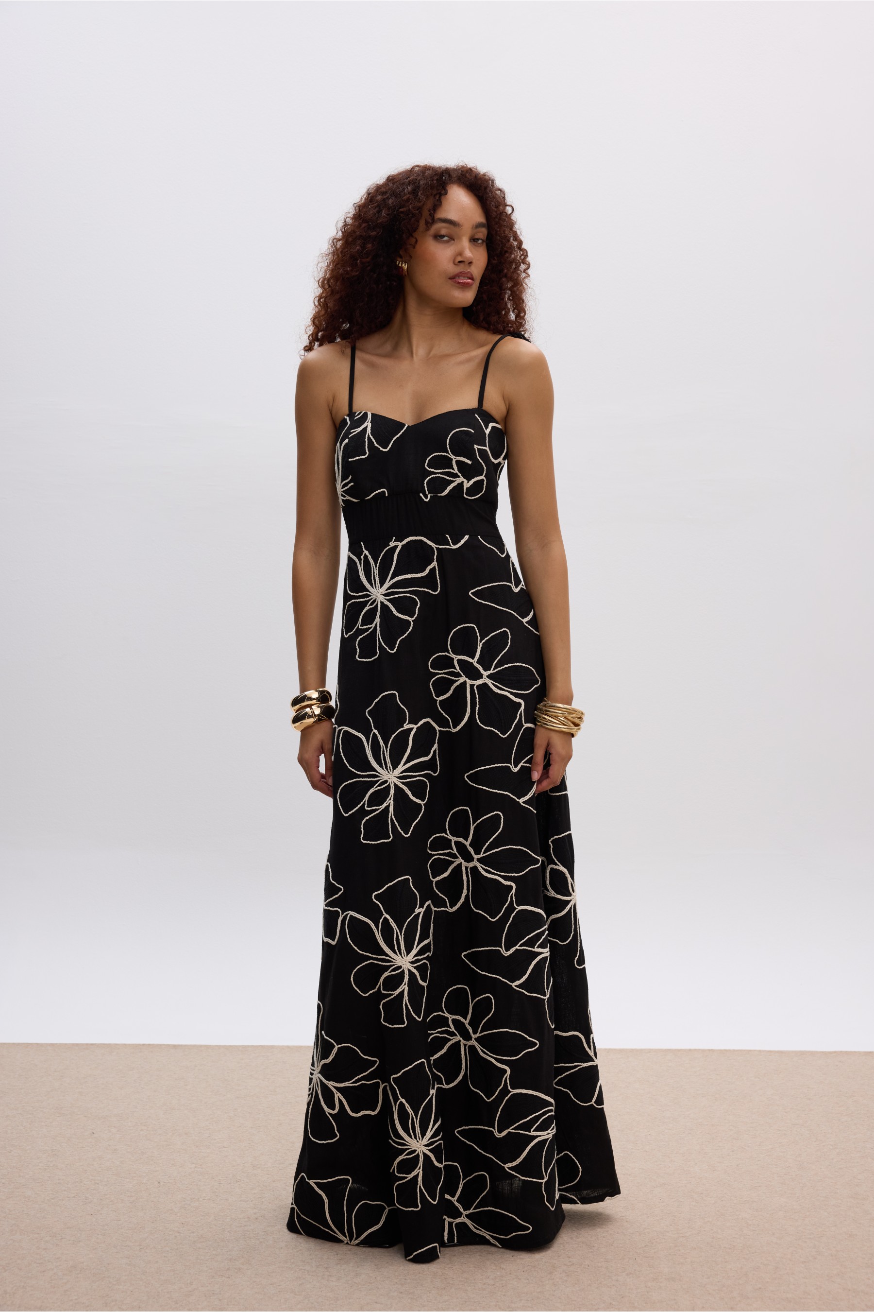 Herene Embroidered Dress