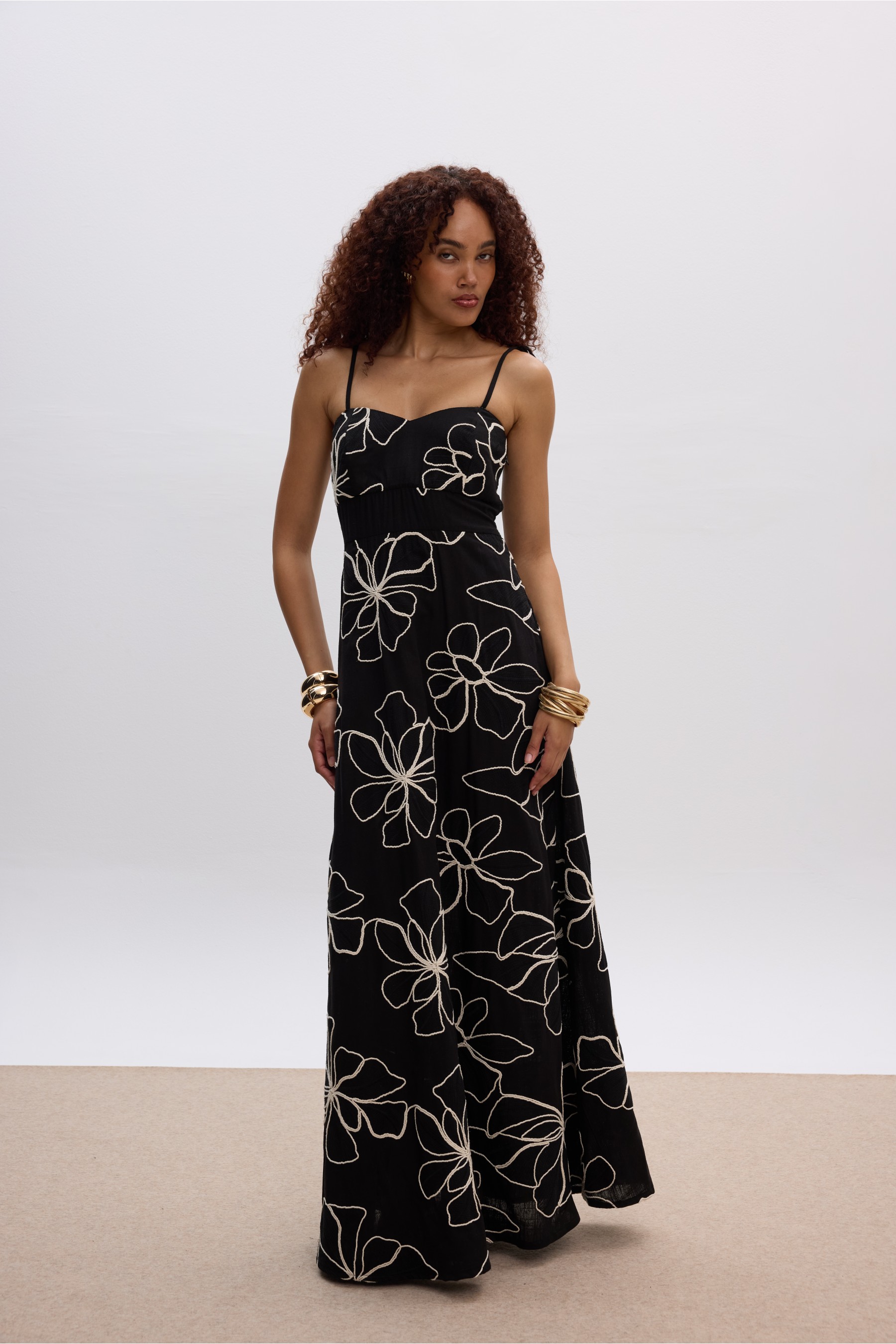 Herene Embroidered Dress