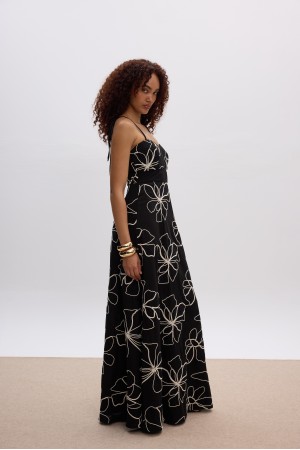 Herene Embroidered Dress