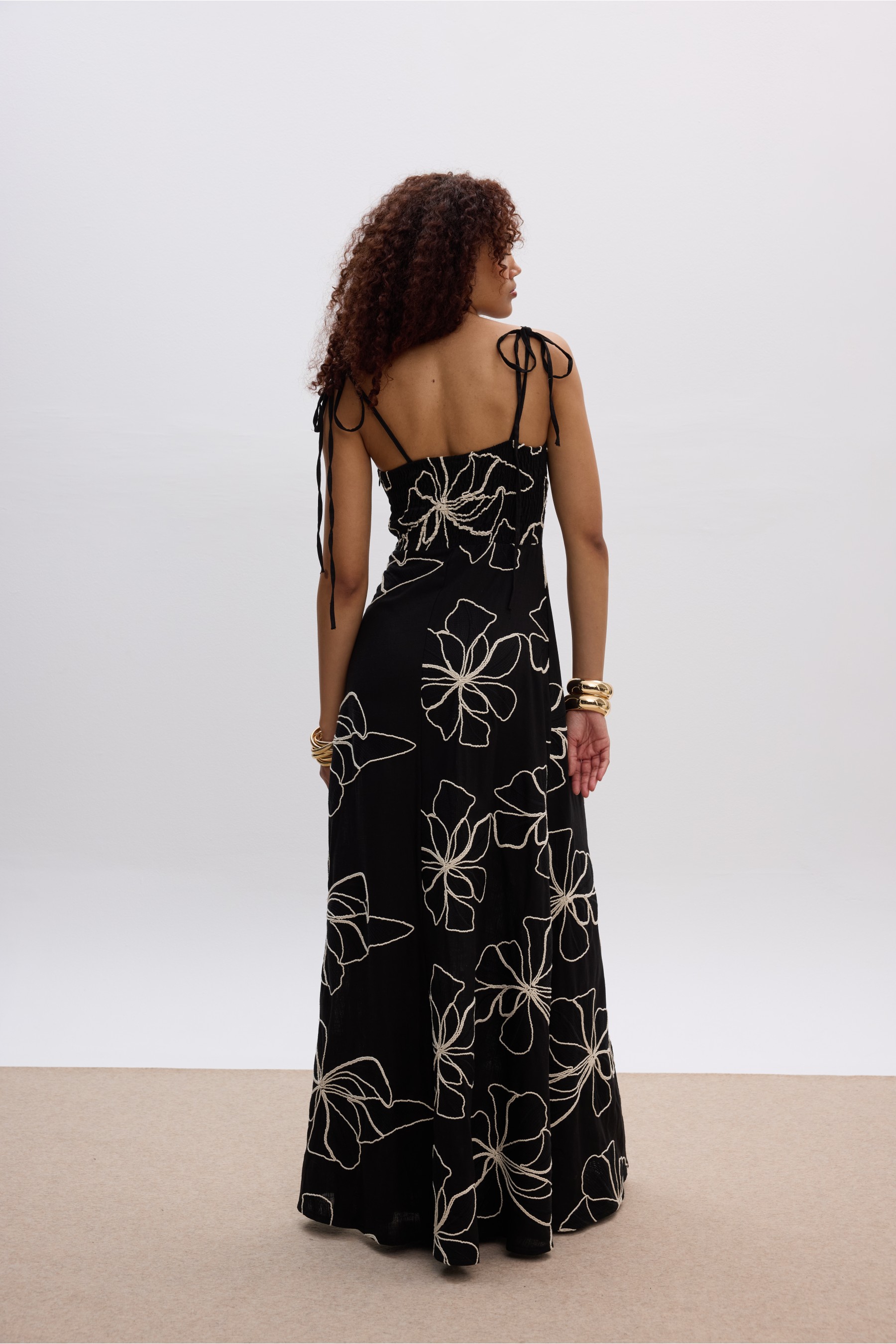 Herene Embroidered Dress