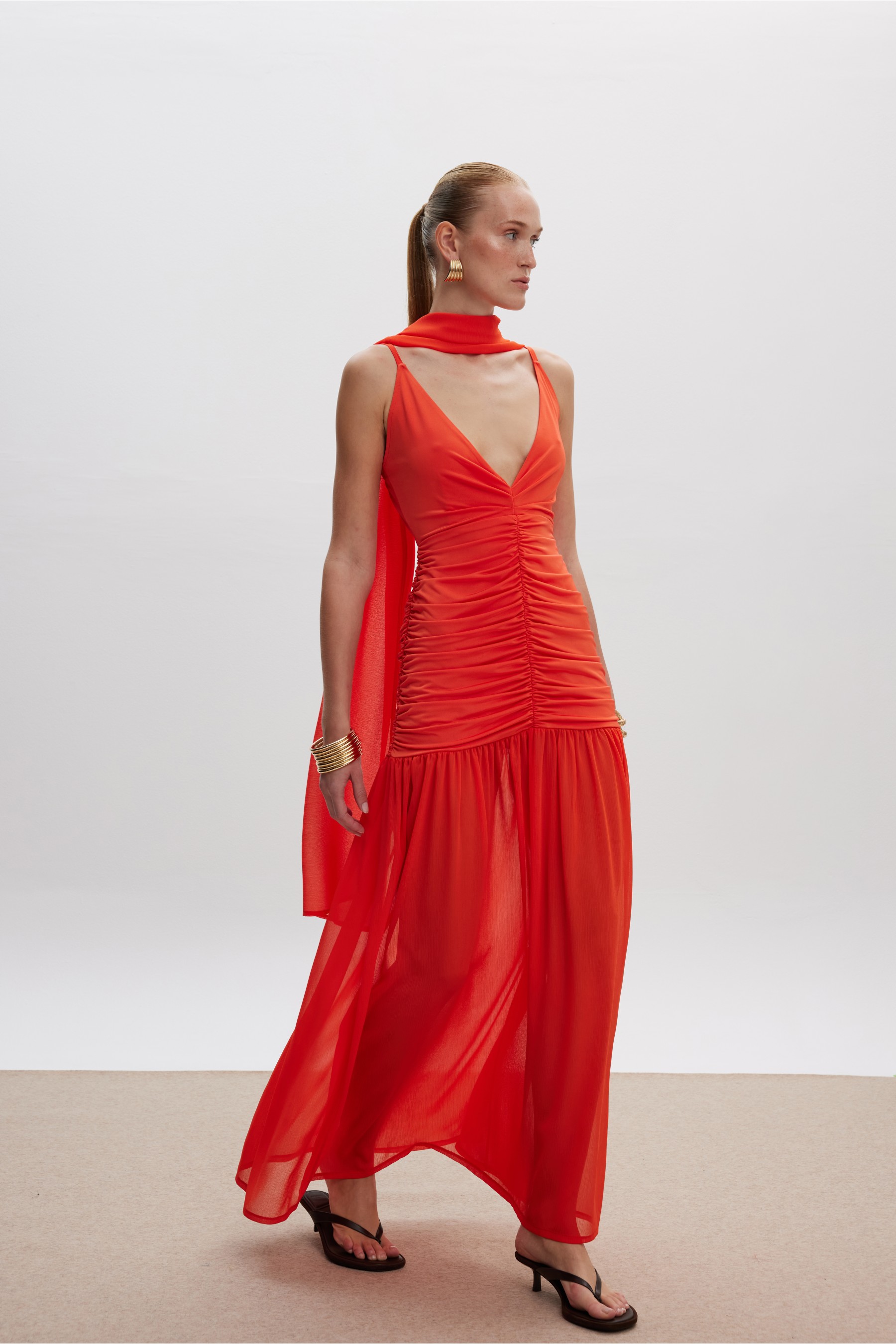 Eliza Aperol Dress