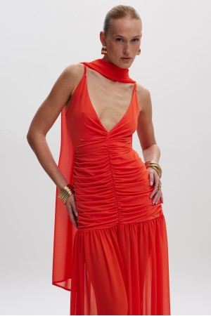 Eliza Aperol Dress