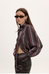 ELIZA SATIN STRIPPED