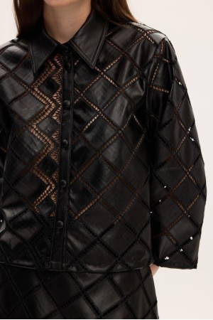 KENDALL LEATHER SHIRT