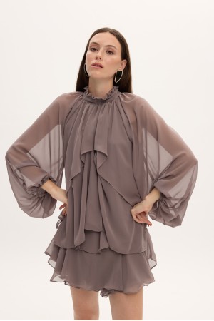 MELANIE DRESS GREY