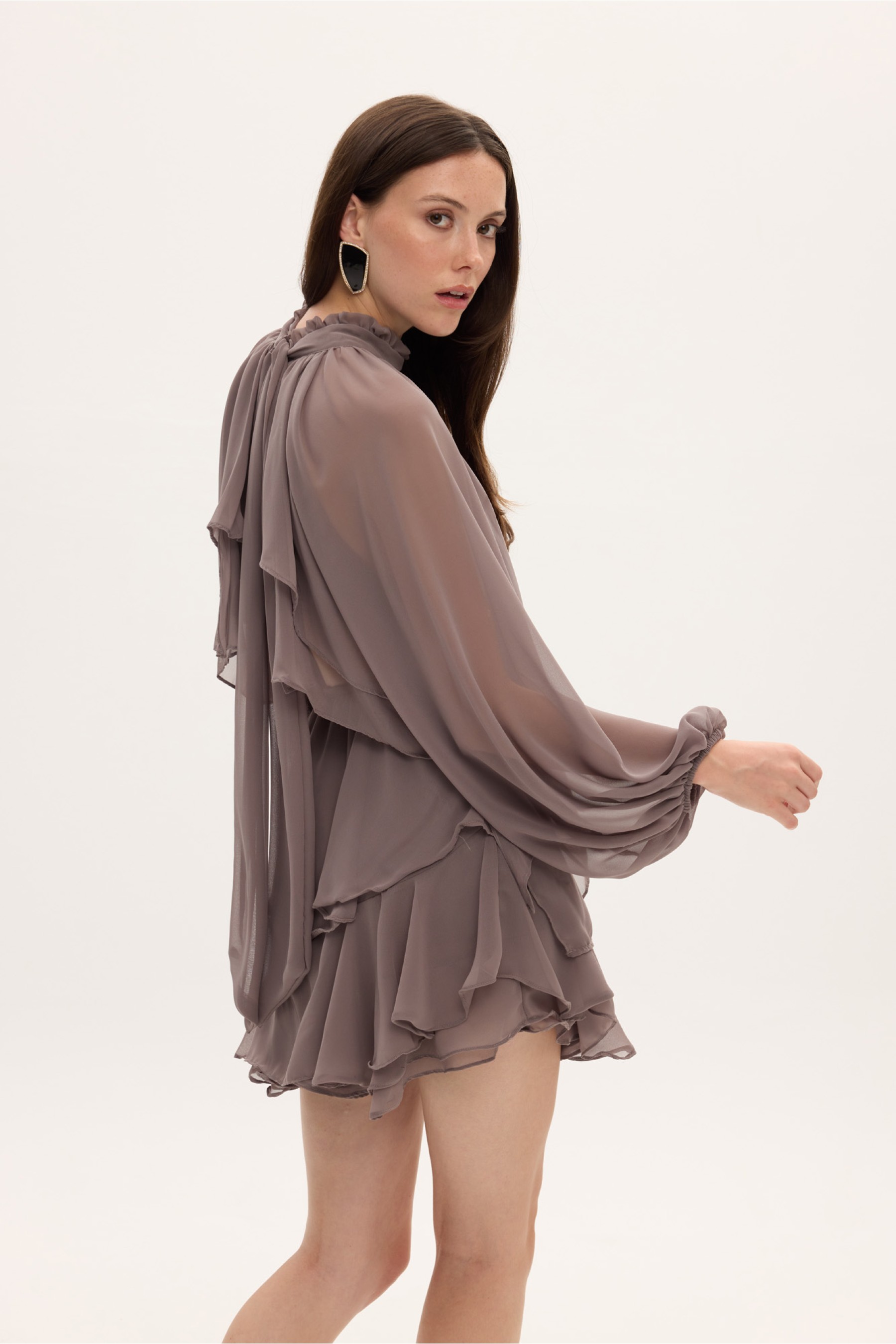 MELANIE DRESS GREY