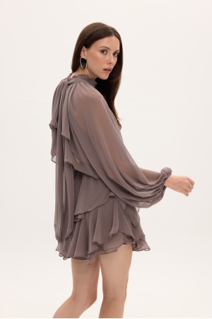 MELANIE DRESS GREY