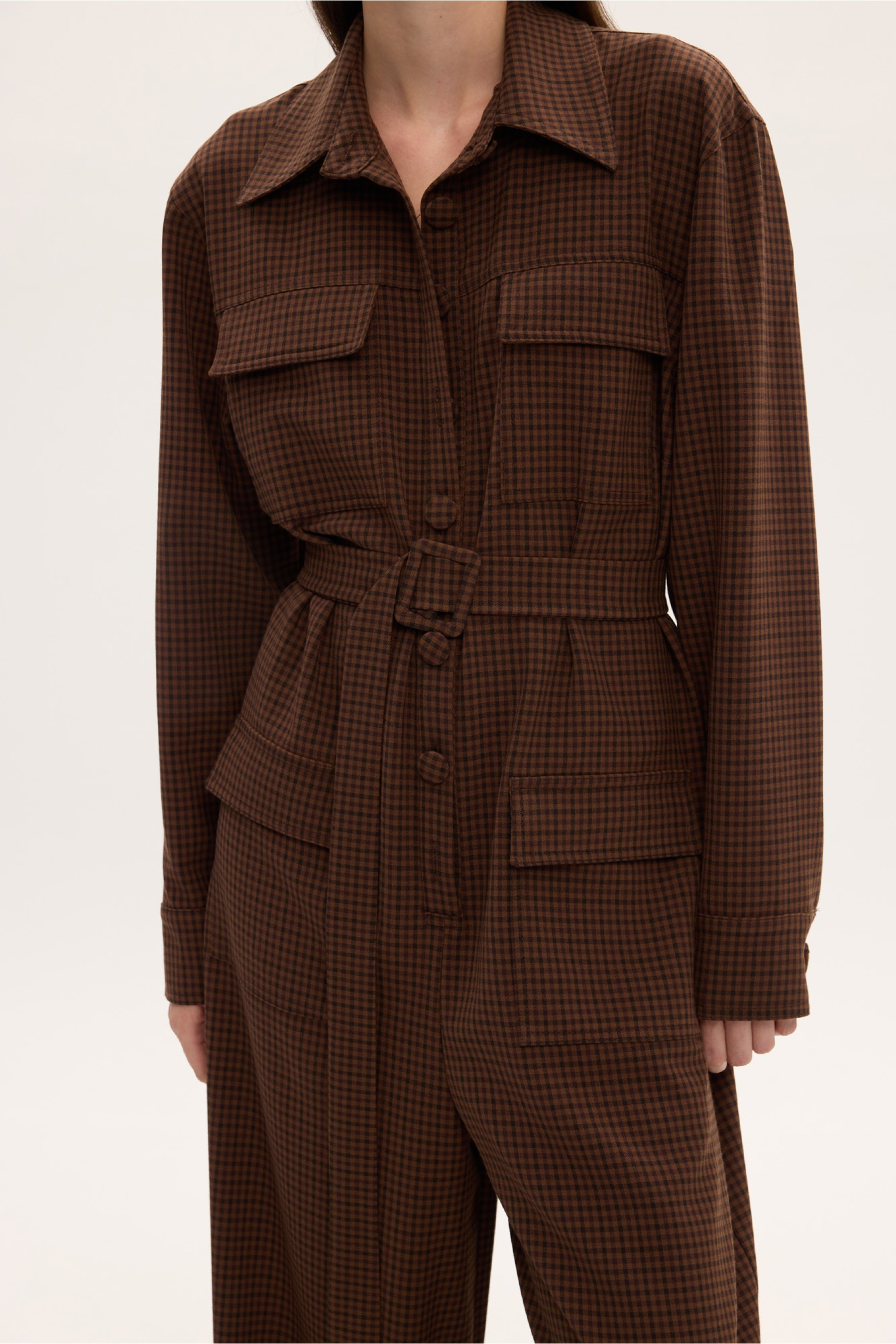 WEEKEND'S JUMPSUIT CHECKED