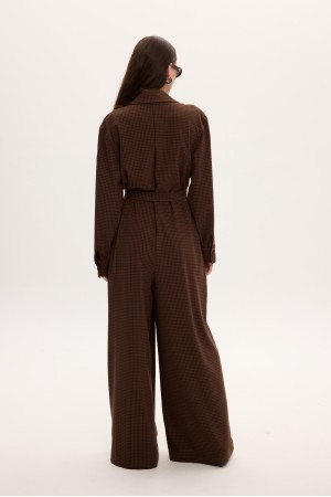 WEEKEND'S JUMPSUIT CHECKED