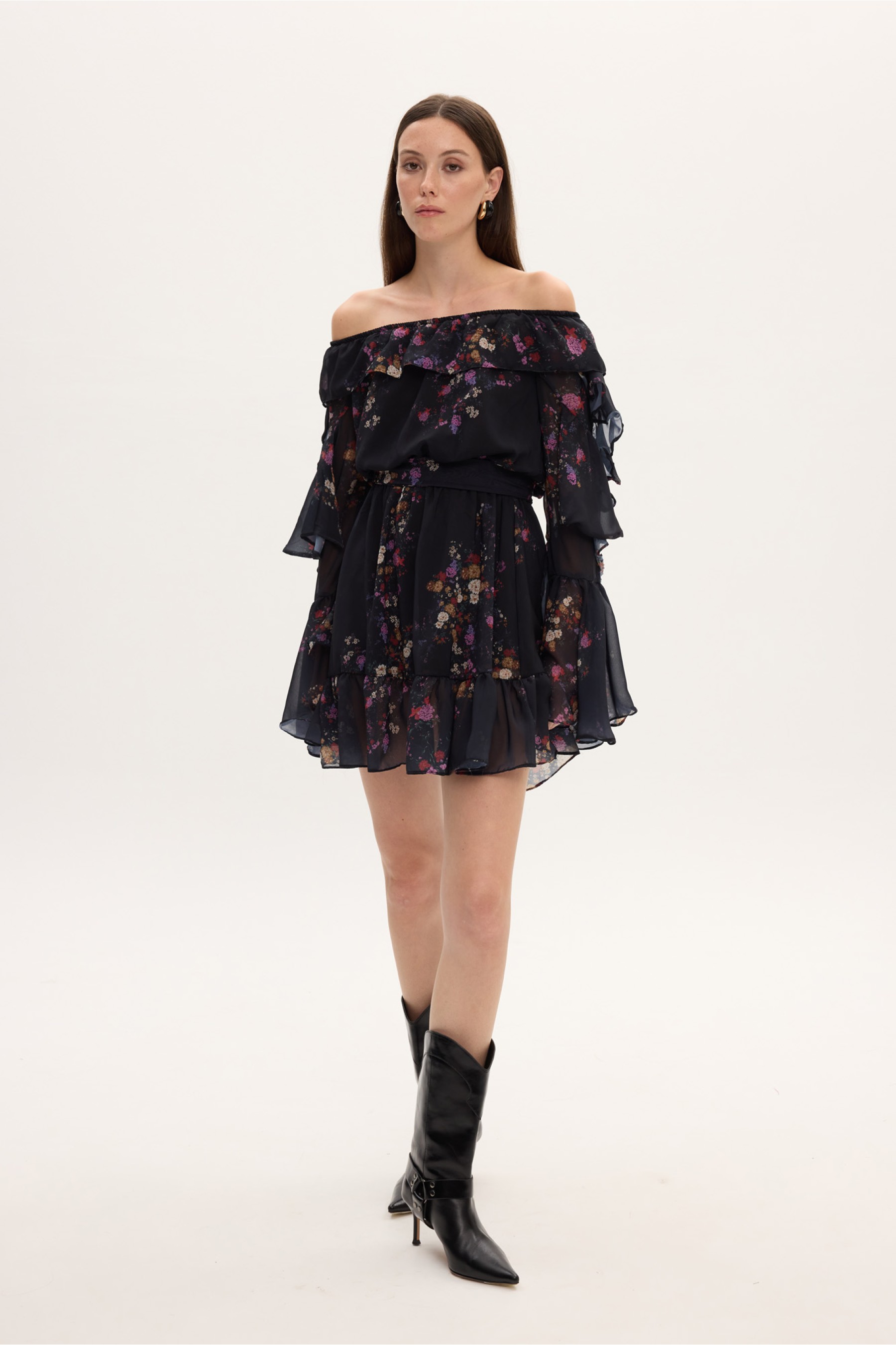ELIZA FLORAL MINI DRESS