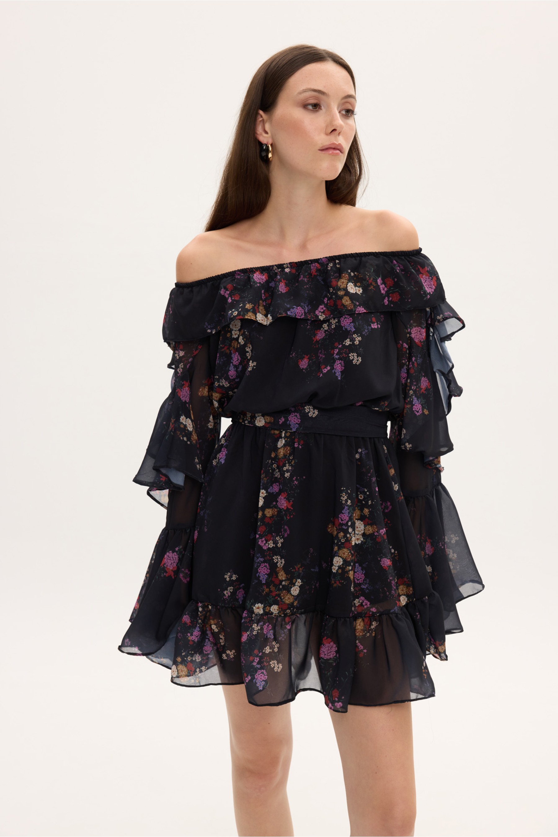 ELIZA FLORAL MINI DRESS