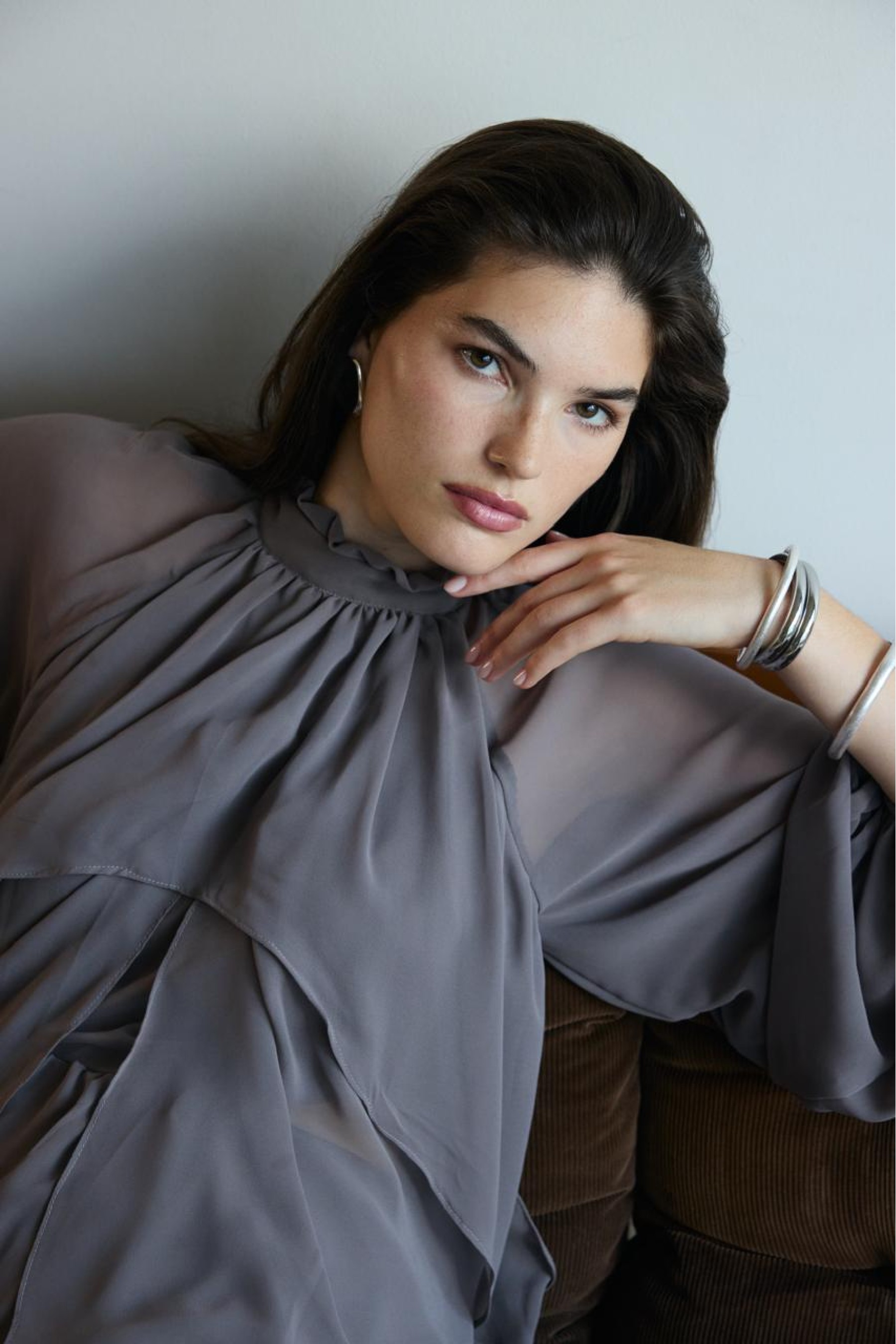 MELANIE DRESS GREY