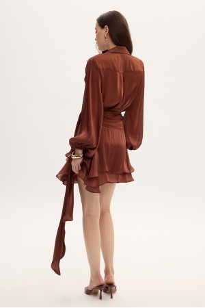 CLIO SHIRT TOBACCO
