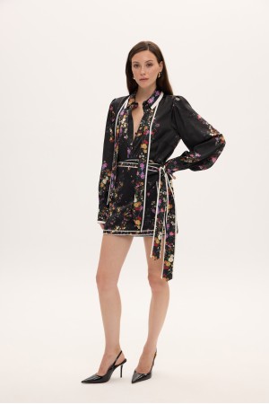 ELIZA SATIN SKIRT
