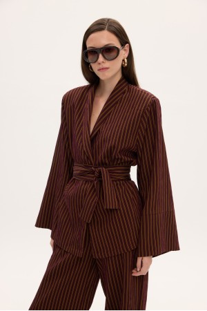STRIPPED PYJAMA SET