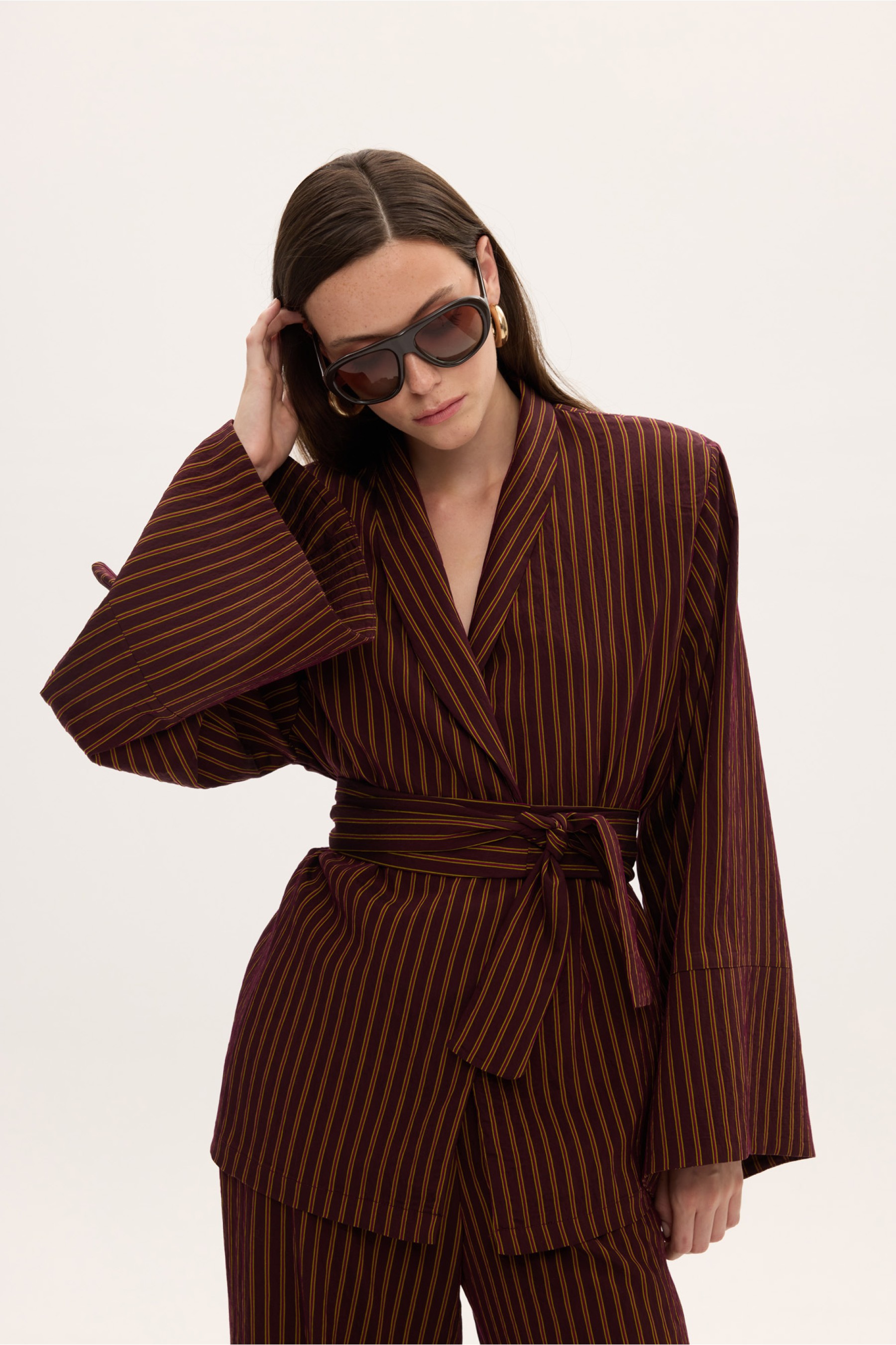 STRIPPED PYJAMA SET