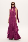 BLAIR MAGENTA LONG DRESS