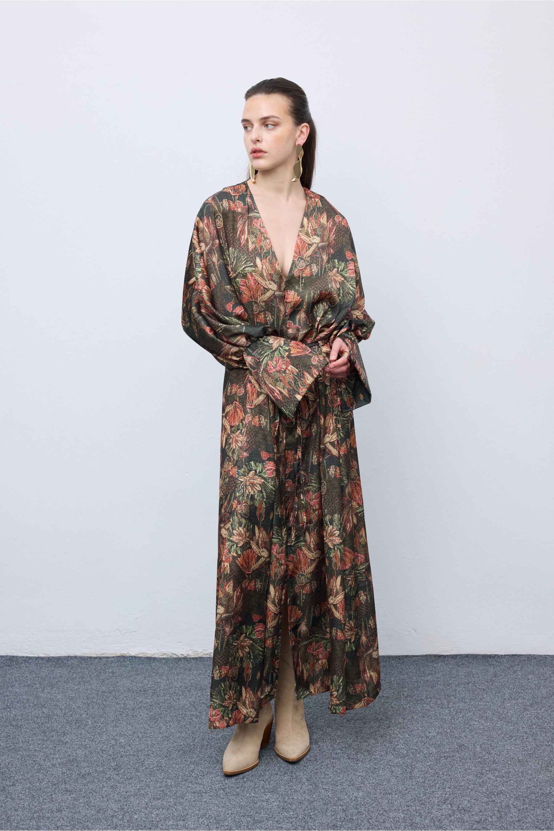 Mosaic Oasis Midi Dress