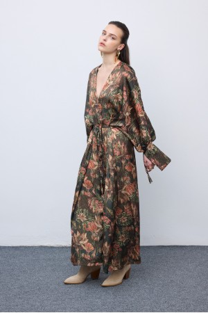 Mosaic Oasis Midi Dress