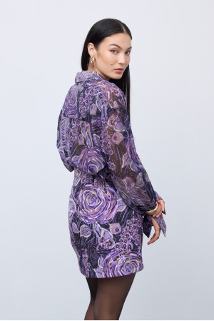 Mosaic Mauve Anthesis Mini Skirt