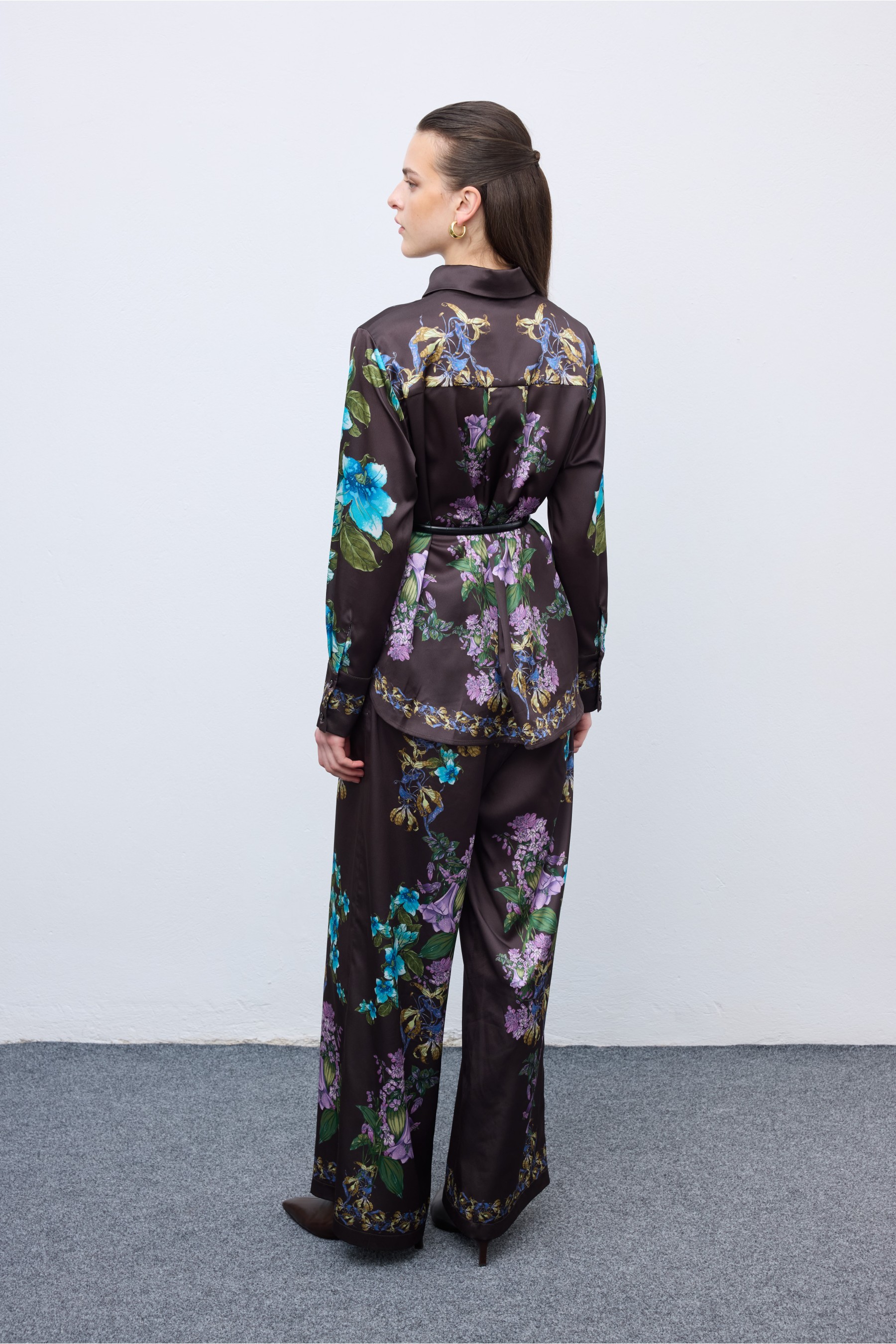 Mocha Bloom Pyjama Set