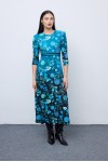 Skyfall Blossom Midi Jersey Dress