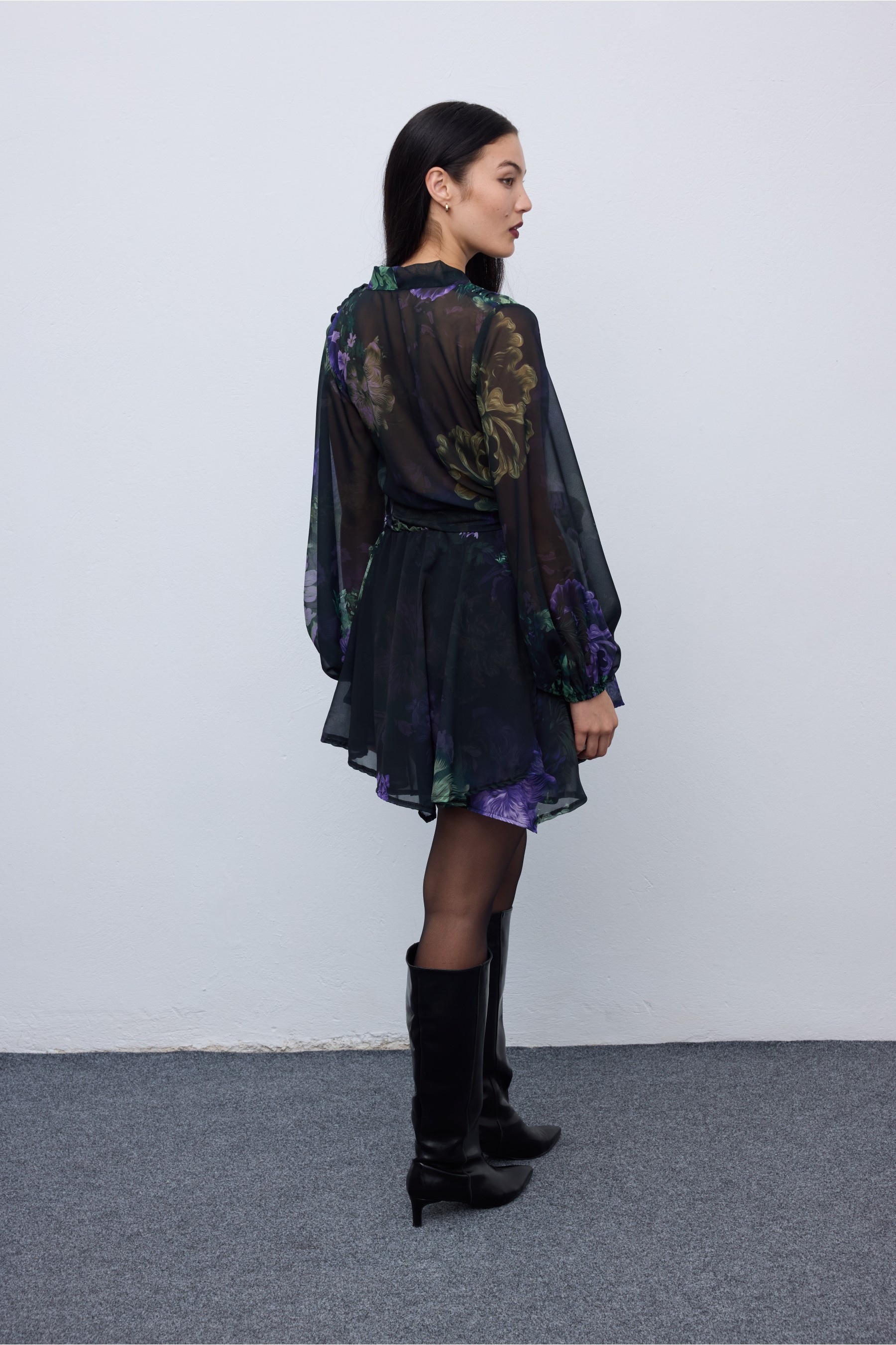 Vittoria Mini Silky Wrap Dress