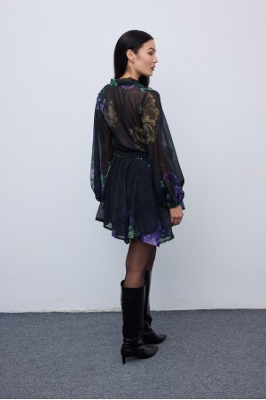 Vittoria Mini Silky Wrap Dress