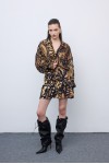 Butterfly Mosaic Oversized Shirt